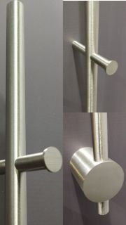 Электрический полотенцесушитель Broner Bruno BV.007.170.0000.S 170 см с кнопкой сатин